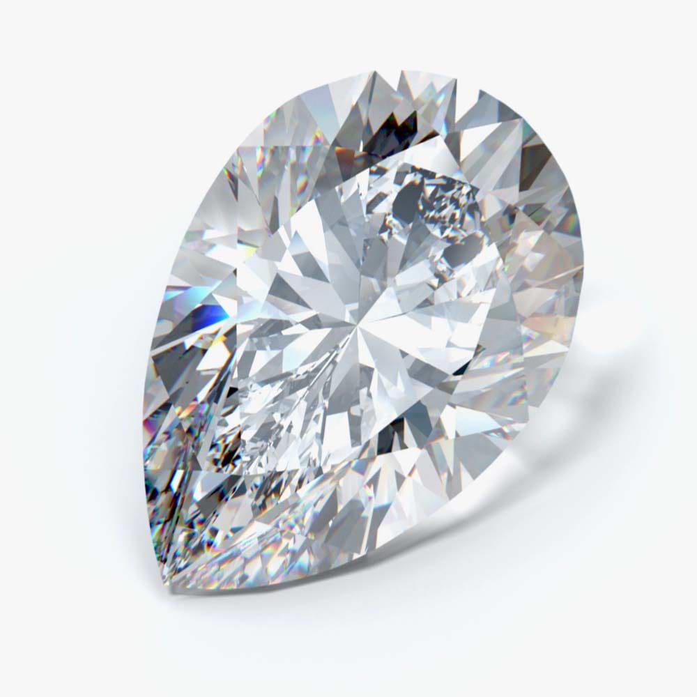 MD Fixed Pear Cut Side Stones 0.25ct x 2 (5x3mm) - Lab Grown Diamond