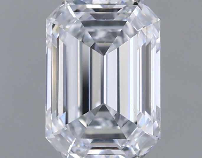 1.00 Carat Emerald Shaped, Ideal Cut, D Color, VS2 Clarity, IGI Certified Lab Grown Diamond