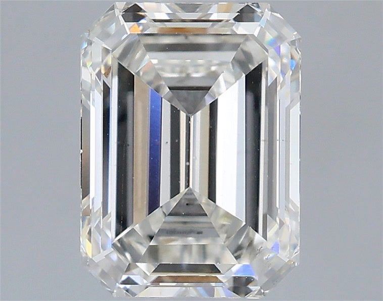 1.96 Carat Emerald Shaped, Excellent Cut, F Color, VS2 Clarity, IGI Certified Lab Grown Diamond