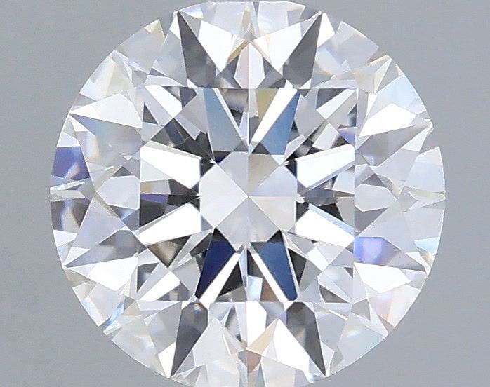 2.10 Carat Round Shaped, Ideal Cut, D Color, VVS2 Clarity, IGI Certified Lab Grown Diamond
