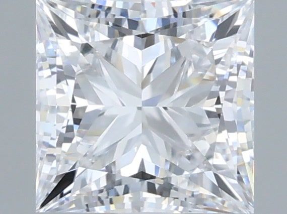 1.09 Carat Princess Shaped, Very Good Cut, D Color, VS1 Clarity, IGI Certified Lab Grown Diamond