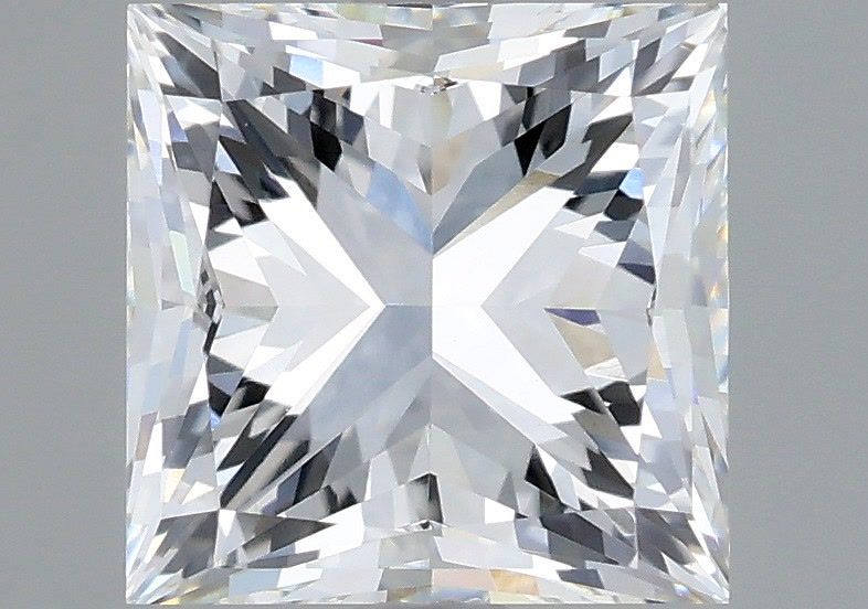 3.01 Carat Princess Shaped, Excellent Cut, G Color, VVS2 Clarity, IGI Certified Lab Grown Diamond