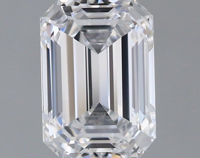 1.04 Carat Emerald Shaped, Ideal Cut, D Color, IF Clarity, IGI Certified Lab Grown Diamond