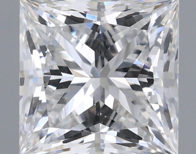 1.62 Carat Princess Shaped, Very Good Cut, E Color, VVS2 Clarity, IGI Certified Lab Grown Diamond