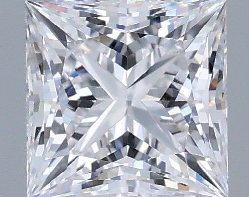 1.03 Carat Princess Shaped, Ideal Cut, D Color, VVS1 Clarity, IGI Certified Lab Grown Diamond