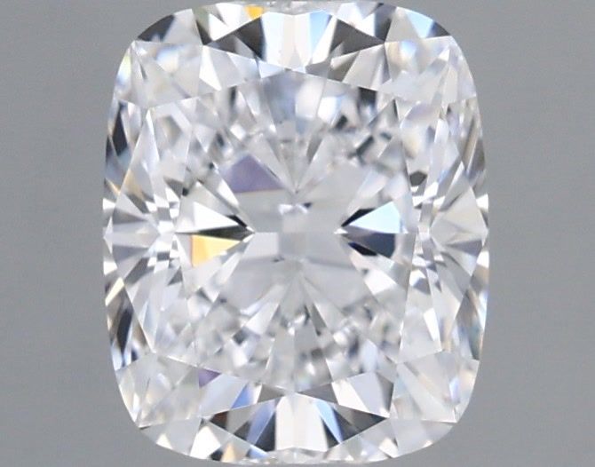 1.02 Carat Cushion Shaped, Ideal Cut, D Color, VVS2 Clarity, IGI Certified Lab Grown Diamond