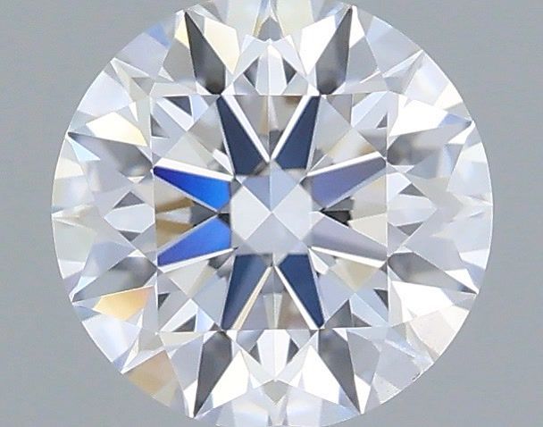 0.53 Carat Round Shaped, Ideal Cut, D Color, VS2 Clarity, IGI Certified Lab Grown Diamond
