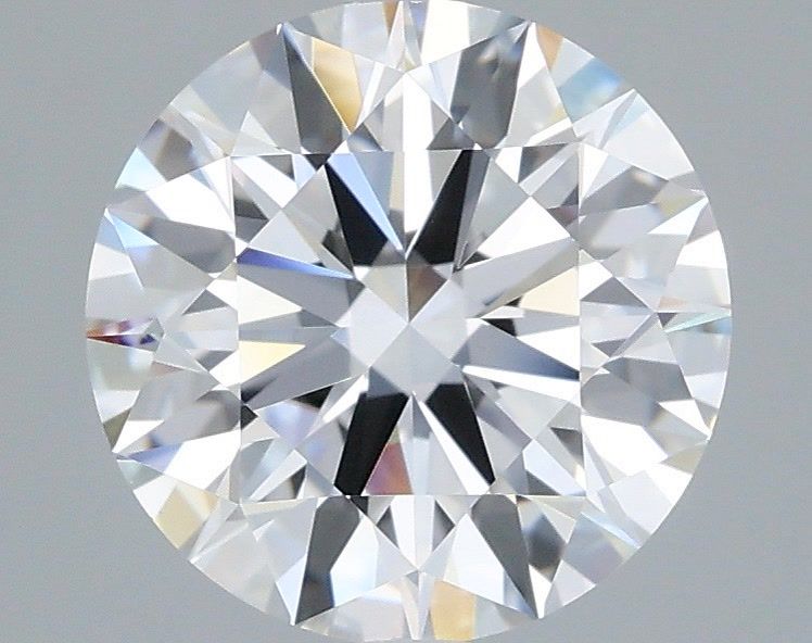 2.58 Carat Round Shaped, D Color, VVS2 Clarity, IGI Certified Lab Grown Diamond