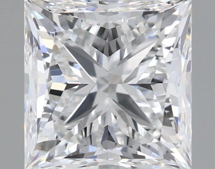 1.80 Carat Princess Shaped, Excellent Cut, D Color, VVS2 Clarity, IGI Certified Lab Grown Diamond