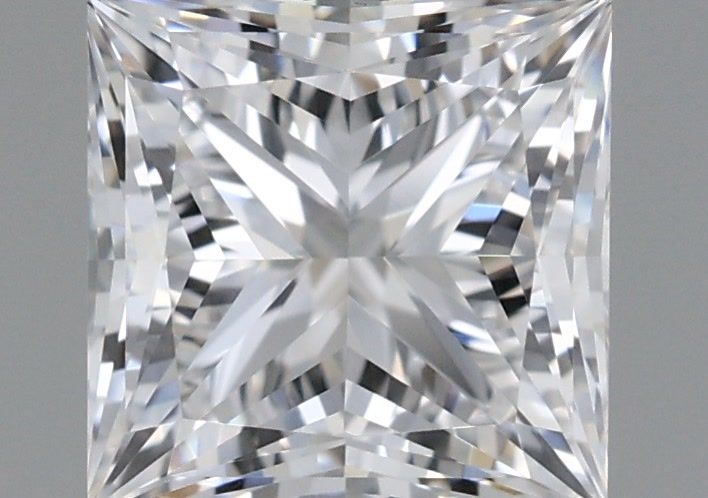 1.05 Carat Princess Shaped, Ideal Cut, F Color, VVS1 Clarity, IGI Certified Lab Grown Diamond