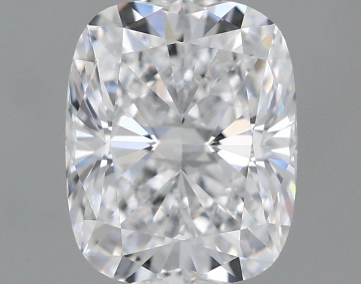 1.05 Carat Cushion Shaped, Ideal Cut, D Color, VVS2 Clarity, IGI Certified Lab Grown Diamond