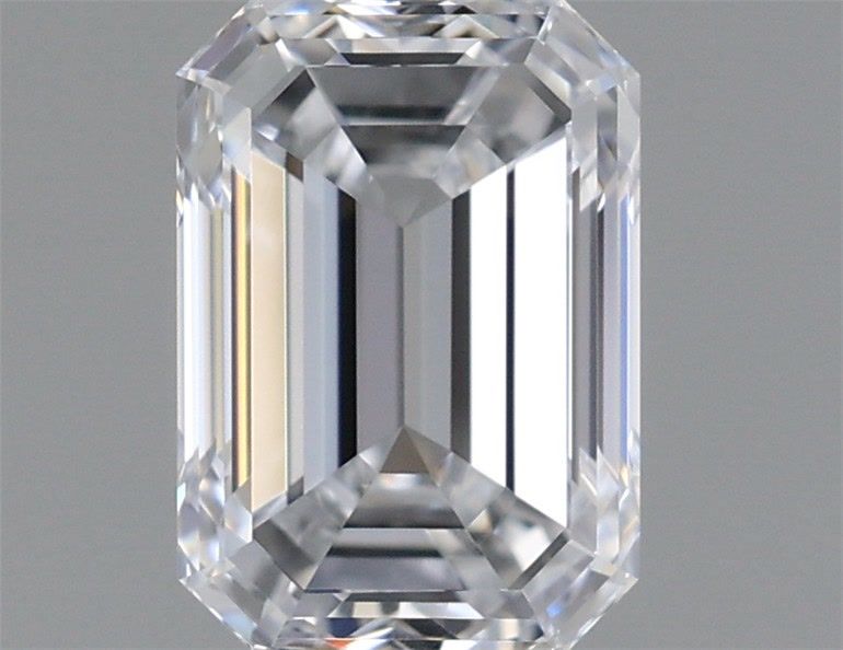 1.00 Carat Emerald Shaped, Ideal Cut, D Color, IF Clarity, IGI Certified Lab Grown Diamond