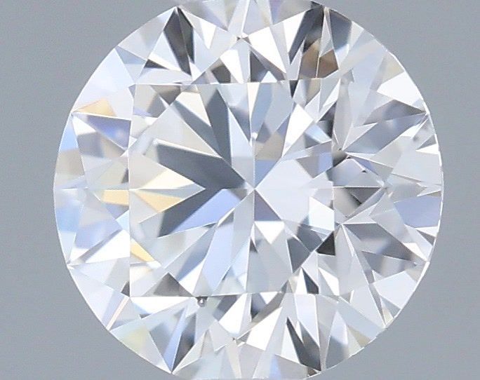 0.52 Carat Round Shaped, Ideal Cut, D Color, VS2 Clarity, IGI Certified Lab Grown Diamond