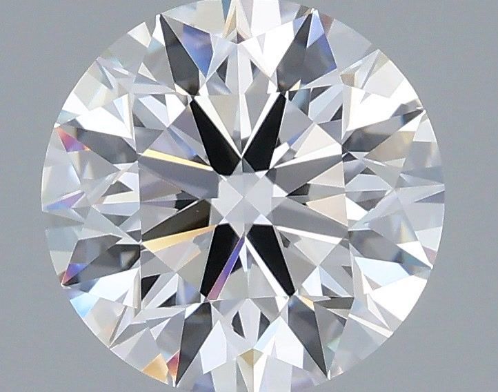 2.50 Carat Round Shaped, Ideal Cut, D Color, VS1 Clarity, IGI Certified Lab Grown Diamond
