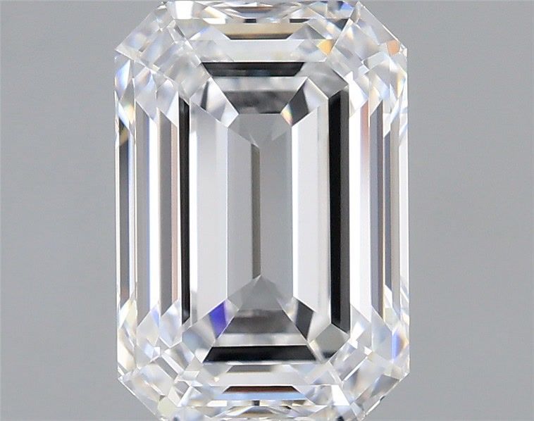 1.95 Carat Emerald Shaped, D Color, IF Clarity, IGI Certified Lab Grown Diamond