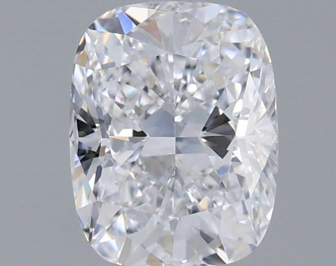 1.03 Carat Cushion Shaped, Ideal Cut, D Color, VVS2 Clarity, IGI Certified Lab Grown Diamond