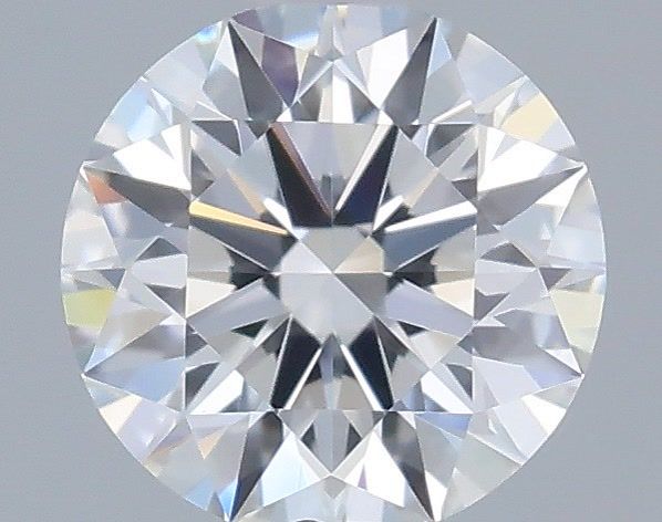 0.44 Carat Round Shaped, Excellent Cut, D Color, VVS2 Clarity, IGI Certified Lab Grown Diamond