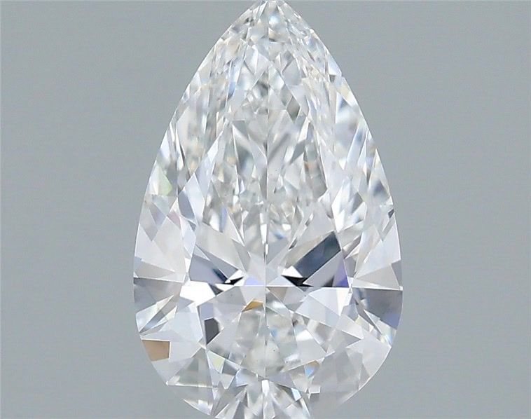 1.05 Carat Pear Shaped, Ideal Cut, E Color, VS1 Clarity, IGI Certified Lab Grown Diamond
