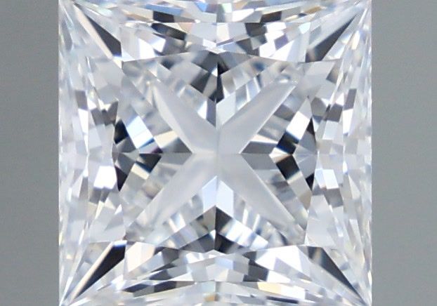 1.25 Carat Princess Shaped, Ideal Cut, D Color, VVS1 Clarity, IGI Certified Lab Grown Diamond