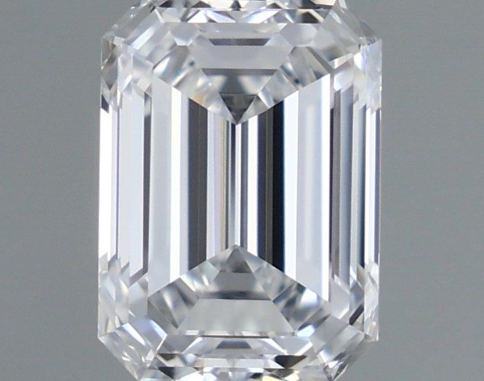 1.04 Carat Emerald Shaped, Ideal Cut, D Color, IF Clarity, IGI Certified Lab Grown Diamond