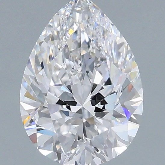 1.05 Carat Pear Shaped, Very Good Cut, D Color, VVS2 Clarity, IGI Certified Lab Grown Diamond