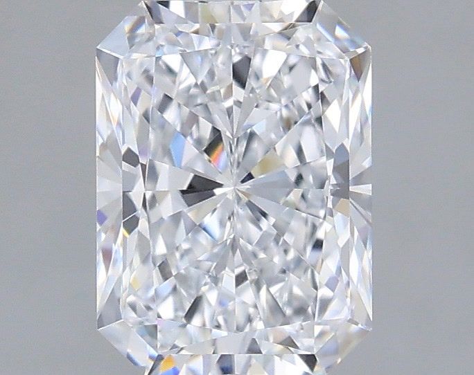 1.43 Carat Radiant Shaped, Ideal Cut, D Color, VVS2 Clarity, IGI Certified Lab Grown Diamond