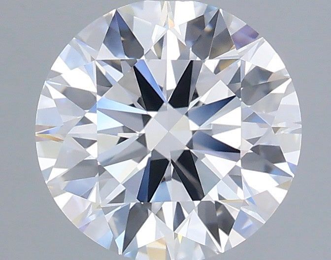 1.55 Carat Round Shaped, Ideal Cut, D Color, VVS2 Clarity, IGI Certified Lab Grown Diamond