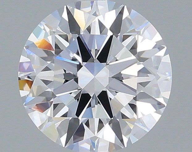 1.53 Carat Round Shaped, Ideal Cut, D Color, VVS2 Clarity, IGI Certified Lab Grown Diamond