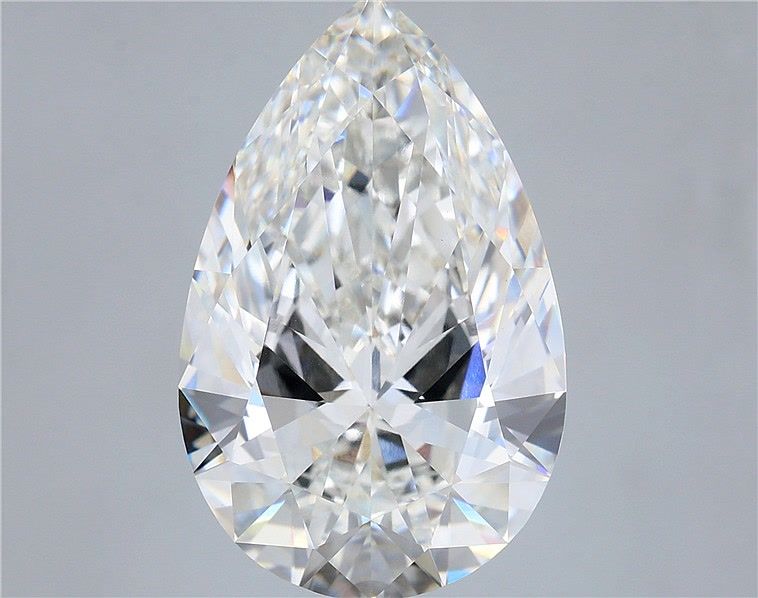 11.07 Carat Pear Shaped, Very Good Cut, G Color, VVS2 Clarity, IGI Certified Lab Grown Diamond