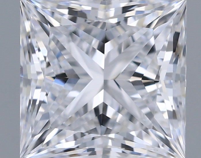1.05 Carat Princess Shaped, Ideal Cut, D Color, VVS1 Clarity, IGI Certified Lab Grown Diamond