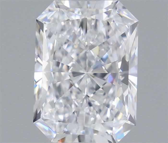 1.26 Carat Radiant Shaped, Ideal Cut, D Color, VVS2 Clarity, IGI Certified Lab Grown Diamond