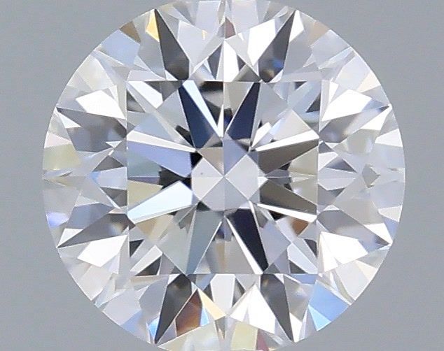0.53 Carat Round Shaped, Excellent Cut, D Color, VS1 Clarity, IGI Certified Lab Grown Diamond