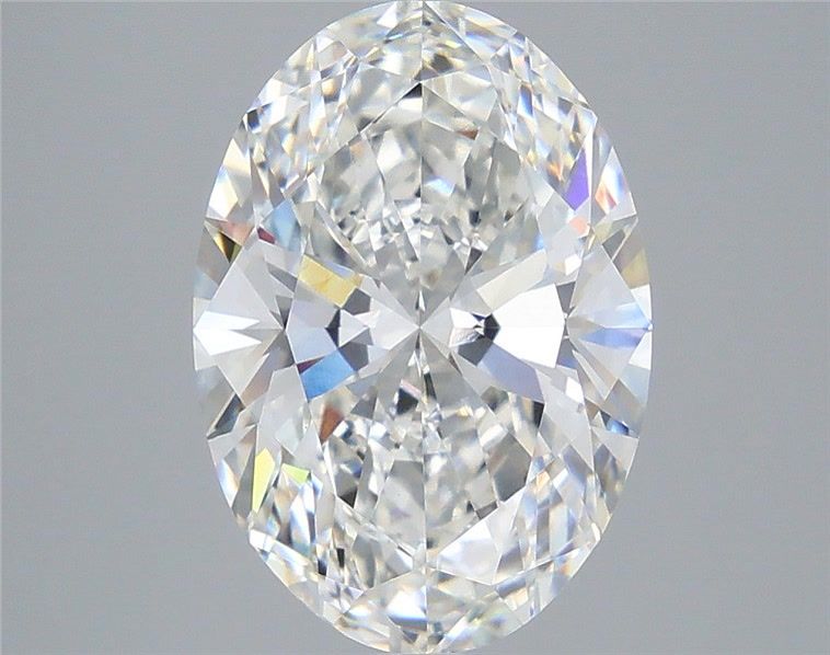 5.10 Carat Oval Shaped, Ideal Cut, F Color, VVS2 Clarity, IGI Certified Lab Grown Diamond