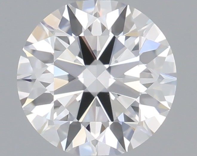 0.44 Carat Round Shaped, Excellent Cut, D Color, VVS2 Clarity, IGI Certified Lab Grown Diamond