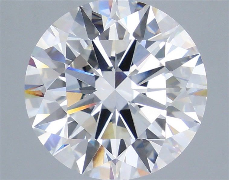 6.06 Carat Round Shaped, Ideal Cut, F Color, VVS2 Clarity, IGI Certified Lab Grown Diamond