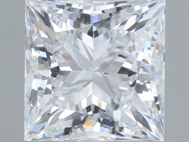1.07 Carat Princess Shaped, Very Good Cut, D Color, VVS2 Clarity, IGI Certified Lab Grown Diamond