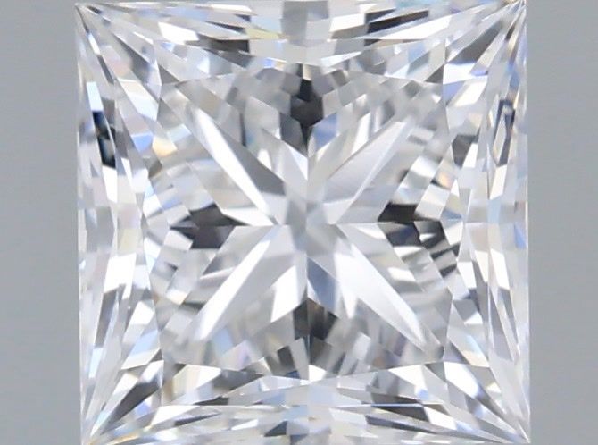 1.05 Carat Princess Shaped, Very Good Cut, D Color, VS1 Clarity, IGI Certified Lab Grown Diamond