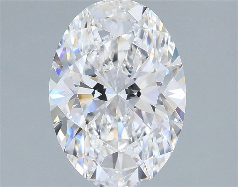 1.72 Carat Oval Shaped, Very Good Cut, D Color, VVS2 Clarity, IGI Certified Lab Grown Diamond