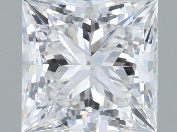 1.09 Carat Princess Shaped, Very Good Cut, D Color, VS1 Clarity, IGI Certified Lab Grown Diamond