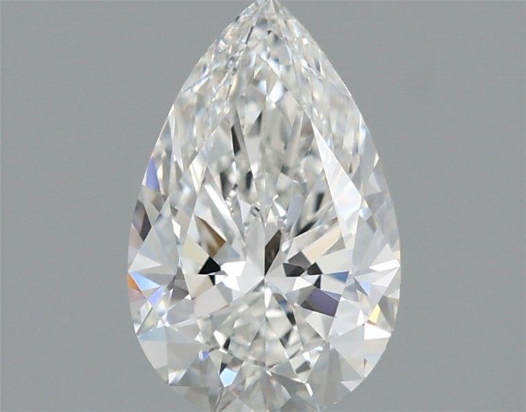 1.23 Carat Pear Shaped, Ideal Cut, F Color, VVS1 Clarity, IGI Certified Lab Grown Diamond