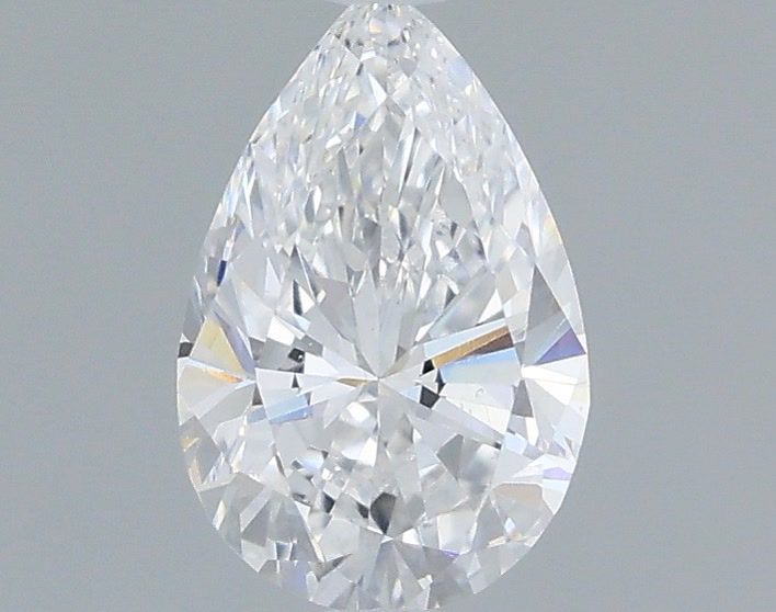 0.51 Carat Pear Shaped, Very Good Cut, D Color, VS2 Clarity, IGI Certified Lab Grown Diamond