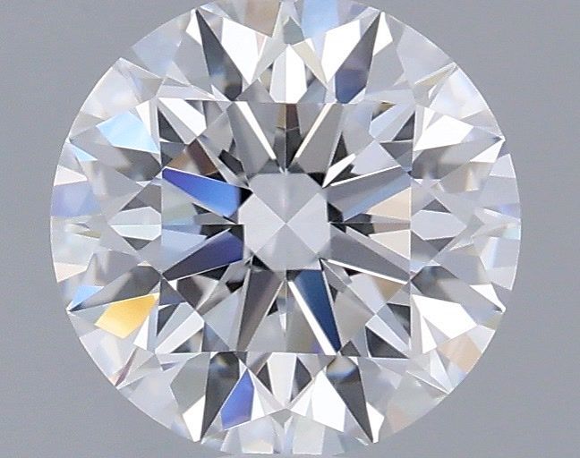 1.08 Carat Round Shaped, Ideal Cut, D Color, VVS2 Clarity, IGI Certified Lab Grown Diamond