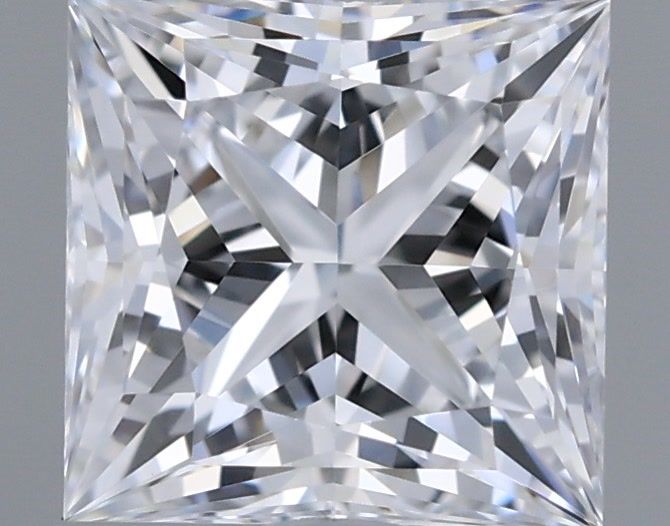 1.04 Carat Princess Shaped, Ideal Cut, D Color, IF Clarity, IGI Certified Lab Grown Diamond