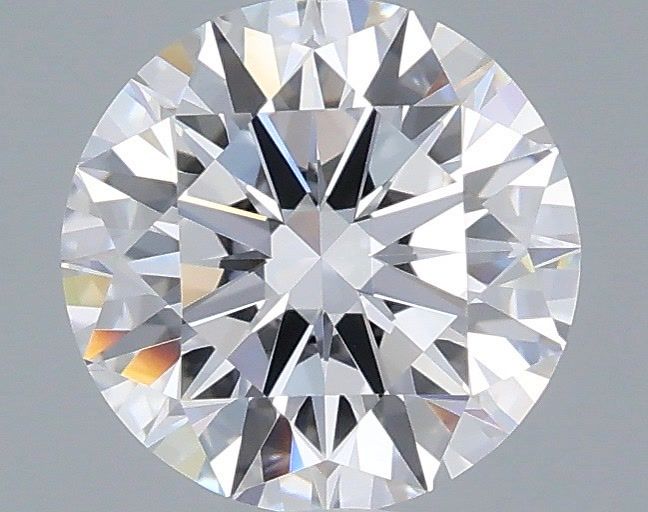 1.29 Carat Round Shaped, Ideal Cut, D Color, VVS2 Clarity, IGI Certified Lab Grown Diamond