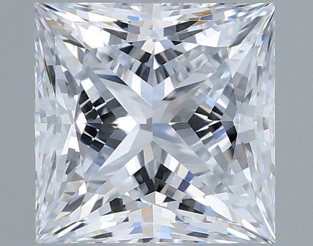 1.05 Carat Princess Shaped, Ideal Cut, F Color, VVS2 Clarity, IGI Certified Lab Grown Diamond
