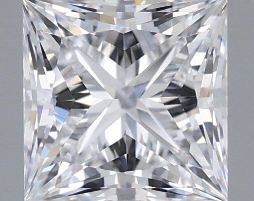 1.22 Carat Princess Shaped, Ideal Cut, E Color, VVS2 Clarity, IGI Certified Lab Grown Diamond