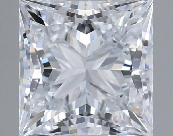1.03 Carat Princess Shaped, Ideal Cut, D Color, VVS1 Clarity, IGI Certified Lab Grown Diamond