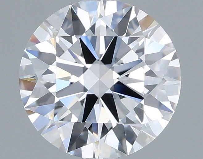 1.08 Carat Round Shaped, Ideal Cut, D Color, VVS2 Clarity, IGI Certified Lab Grown Diamond