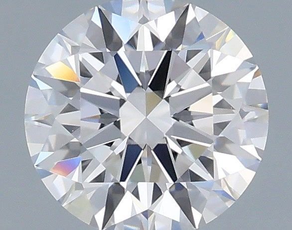 1.08 Carat Round Shaped, Ideal Cut, D Color, VVS2 Clarity, IGI Certified Lab Grown Diamond