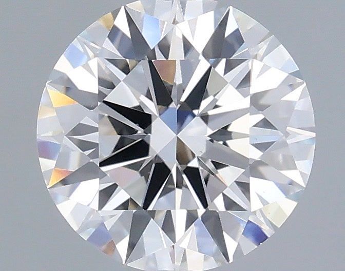 1.26 Carat Round Shaped, Ideal Cut, D Color, VS1 Clarity, IGI Certified Lab Grown Diamond